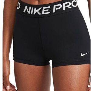 Black Nike pro shorts